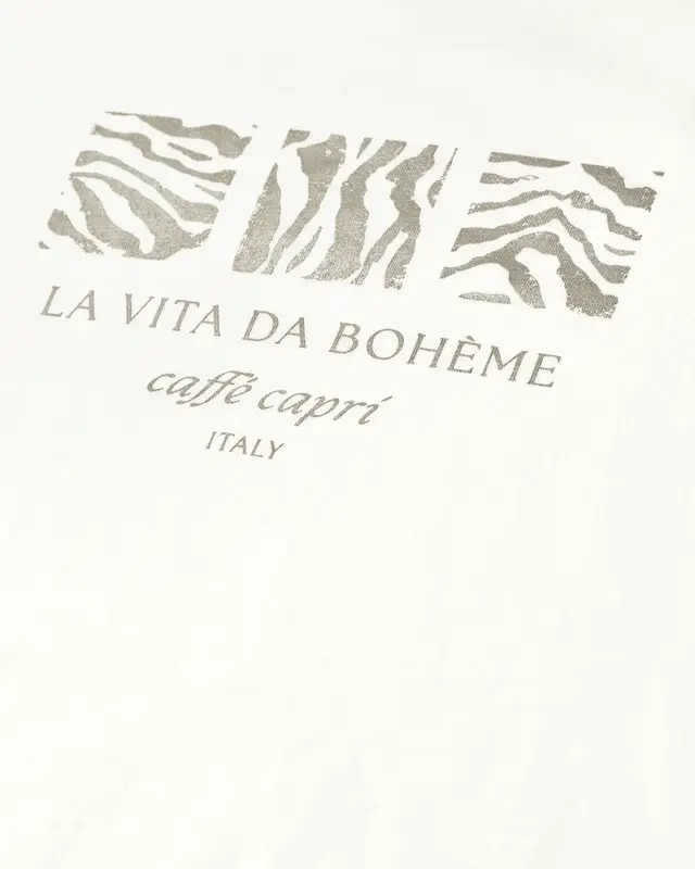 Street One Shirt mit Frontprint - Off White