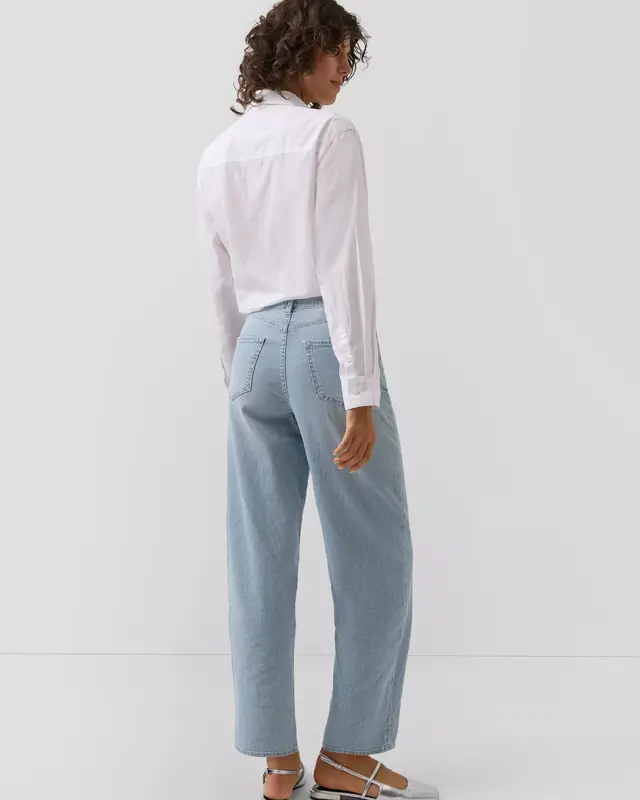 S. Oliver Barrel Broek Gestreept - Blue