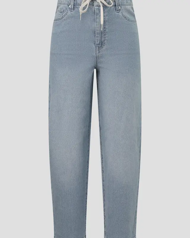 S. Oliver Barrel Pants, Striped - Blue