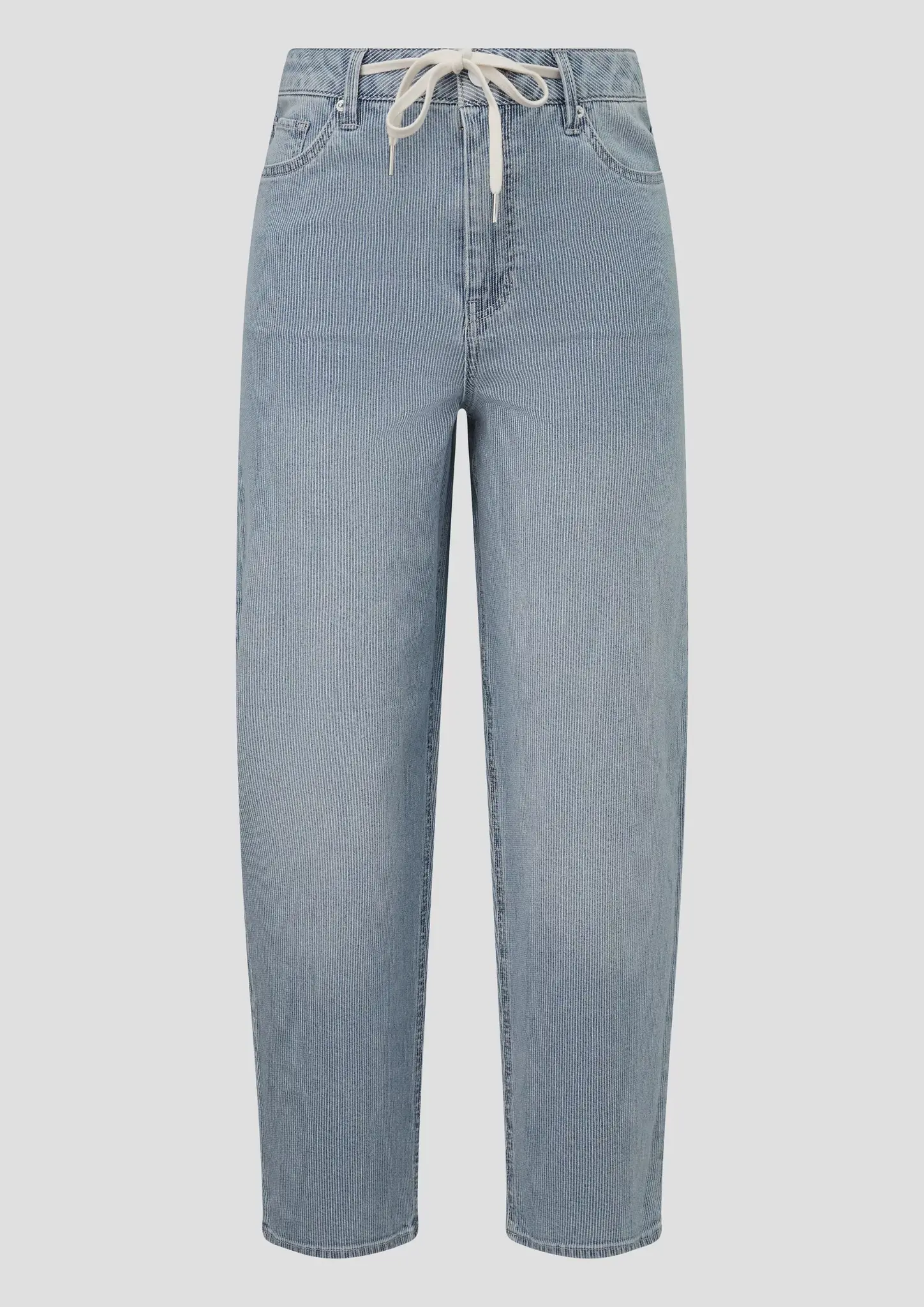 S. Oliver Barrel Broek Gestreept - Blue