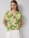 S. Oliver Print T-Shirt - Olive Green