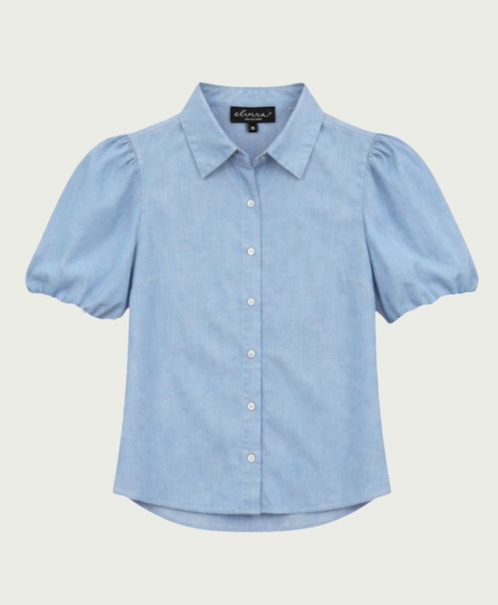 Elvira Collections Blouse Saskia - Light Blue