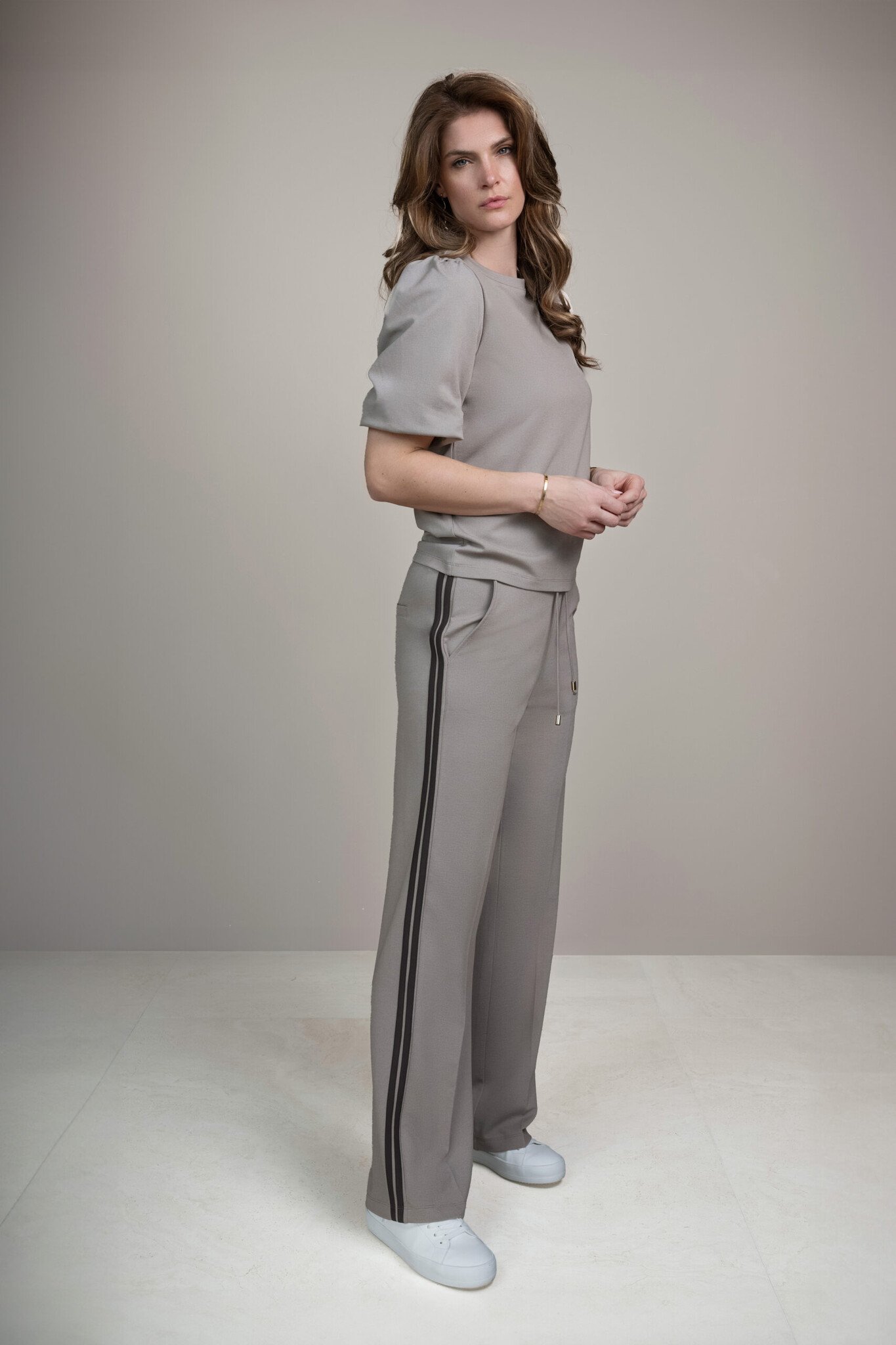 Elvira Collections Broek Izzy - Sand Striped