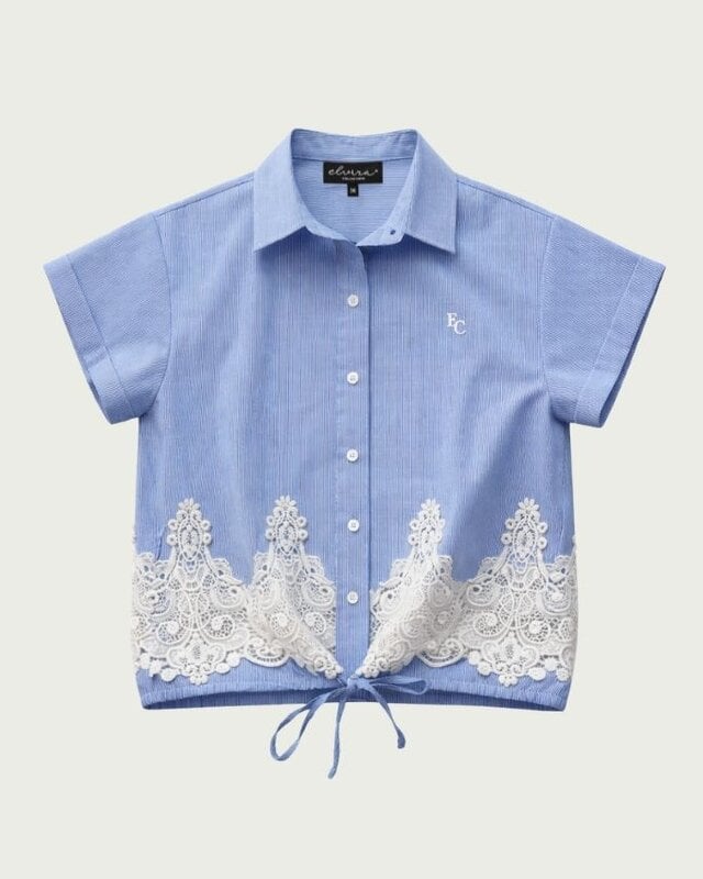 Elvira Collections Bluse Renate - Striped Blue