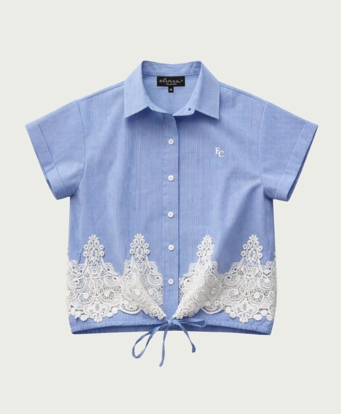 Elvira Collections Blouse Renate - Striped Blue