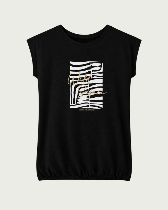 Elvira Collections T-Shirt Safari - Black