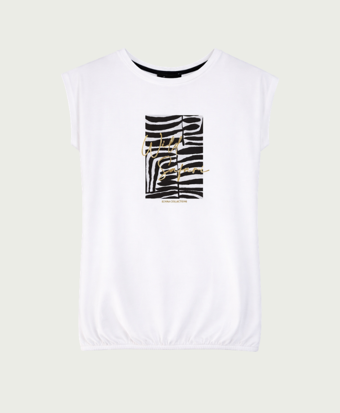 Elvira Collections T-Shirt Safari - Off White