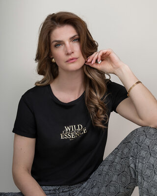 Elvira Collections T-Shirt Wild Essence - Black