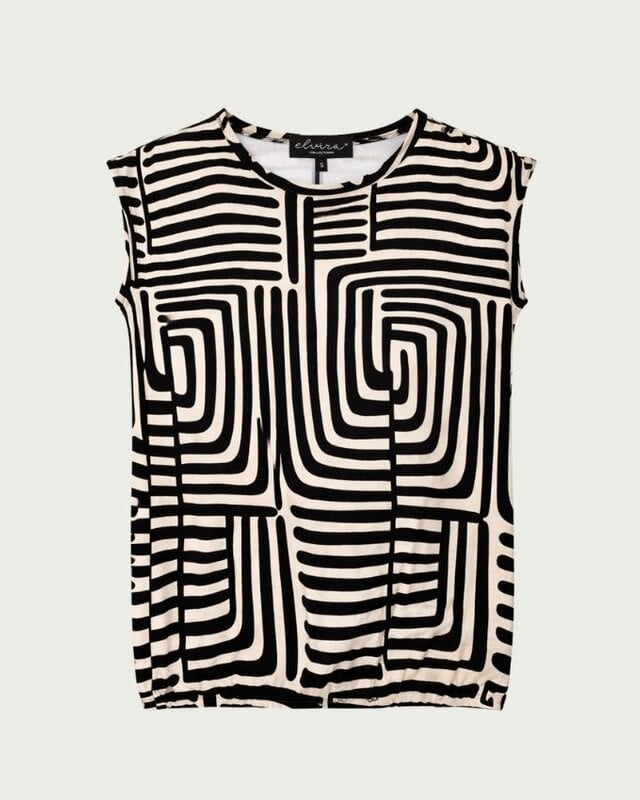 Elvira Collections Top Betty - African Zebra
