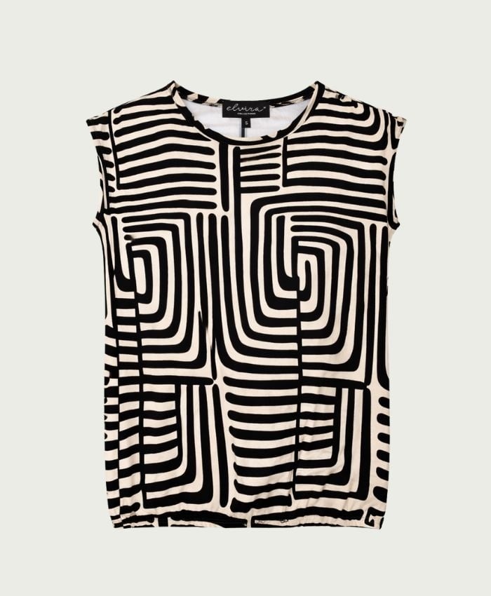 Elvira Collections Top Betty - African Zebra