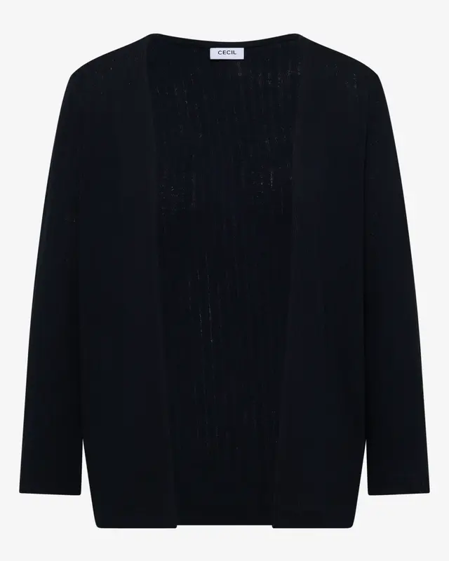 Cecil Cardigan Strick Optik - Universal Blue