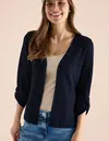 Cecil Cardigan Knit Look - Universal Blue