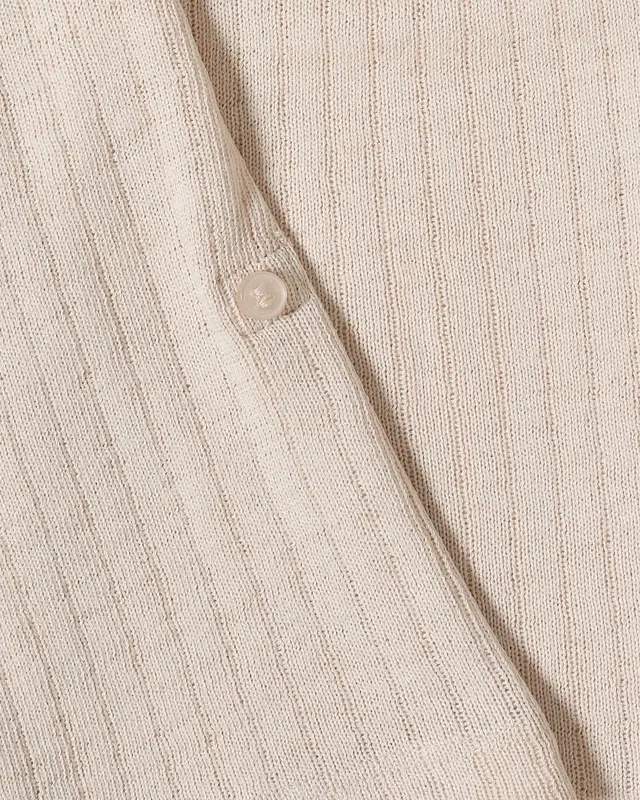 Cecil Cardigan Strick Optik - Pearl Beige