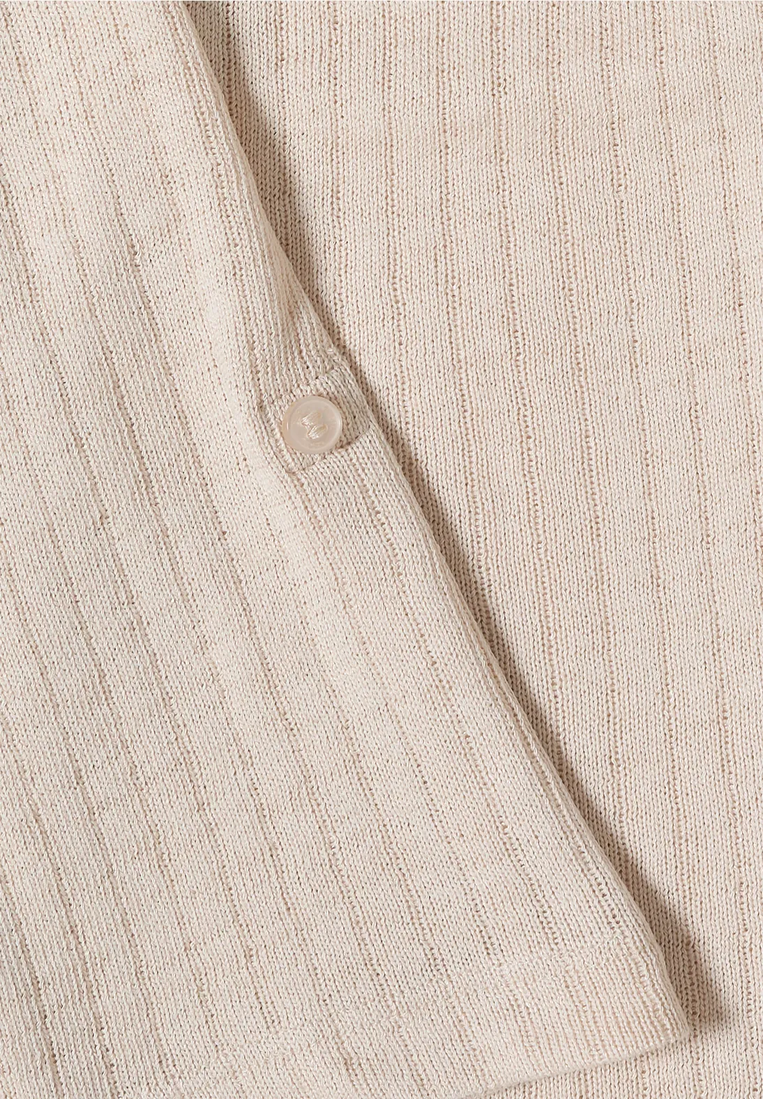 Cecil Cardigan Knit Look - Pearl Beige