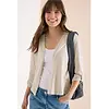 Cardigan Strick Optik - Pearl Beige
