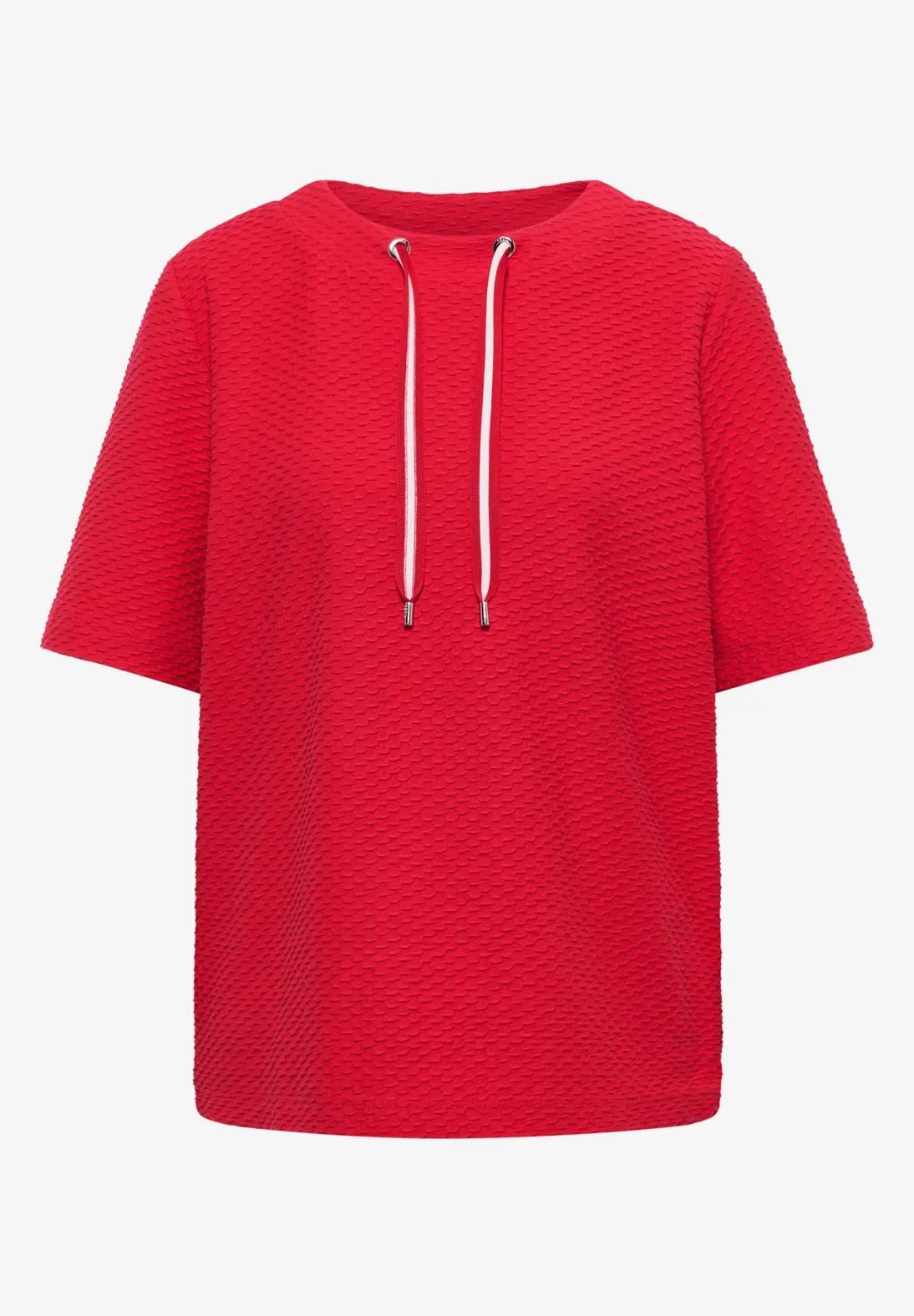 Cecil Struktur Shirt - Glazed Apple Red