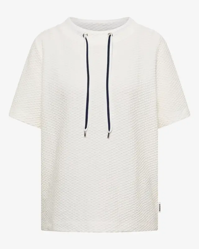 Cecil Structuur Shirt - Vanilla White