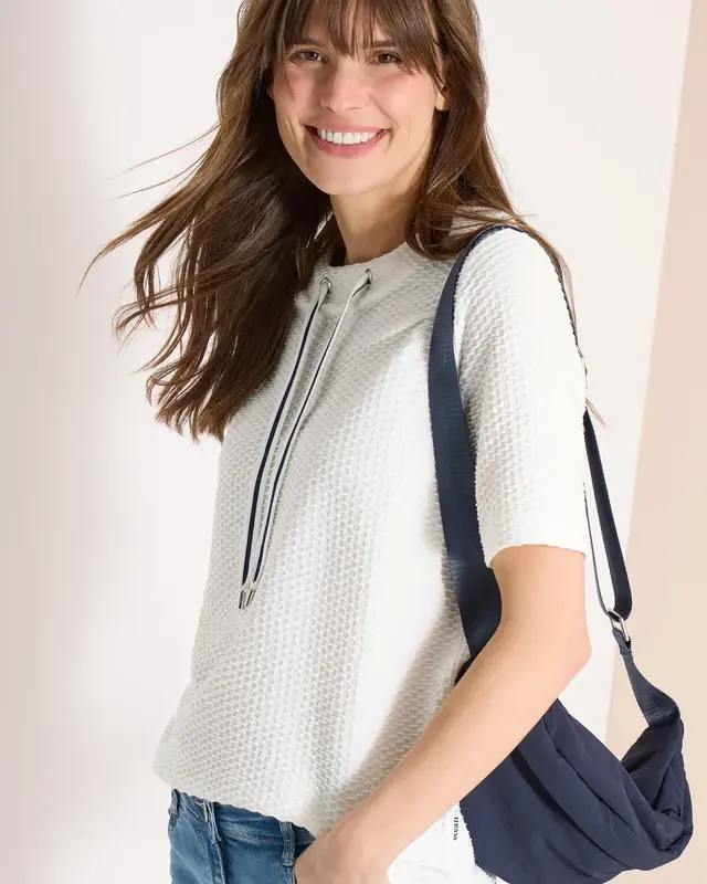 Cecil Structured Shirt - Vanilla White