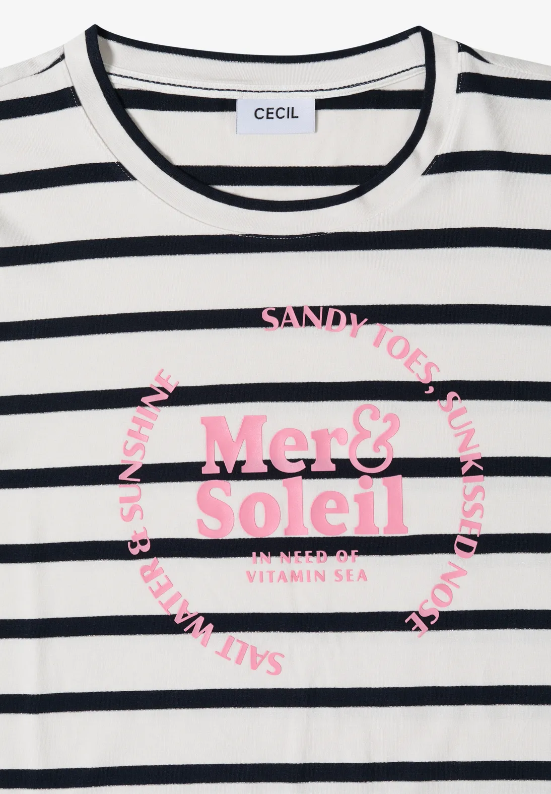 Cecil Gestreiftes Shirt - Universal Blue