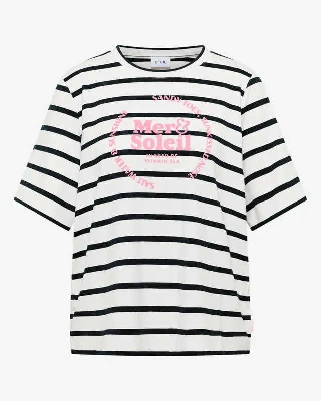 Cecil Gestreiftes Shirt - Universal Blue