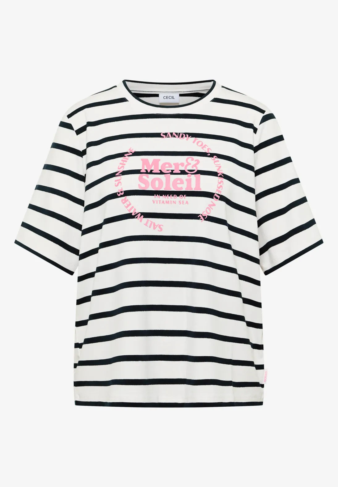 Cecil Gestreept Shirt - Universal Blue