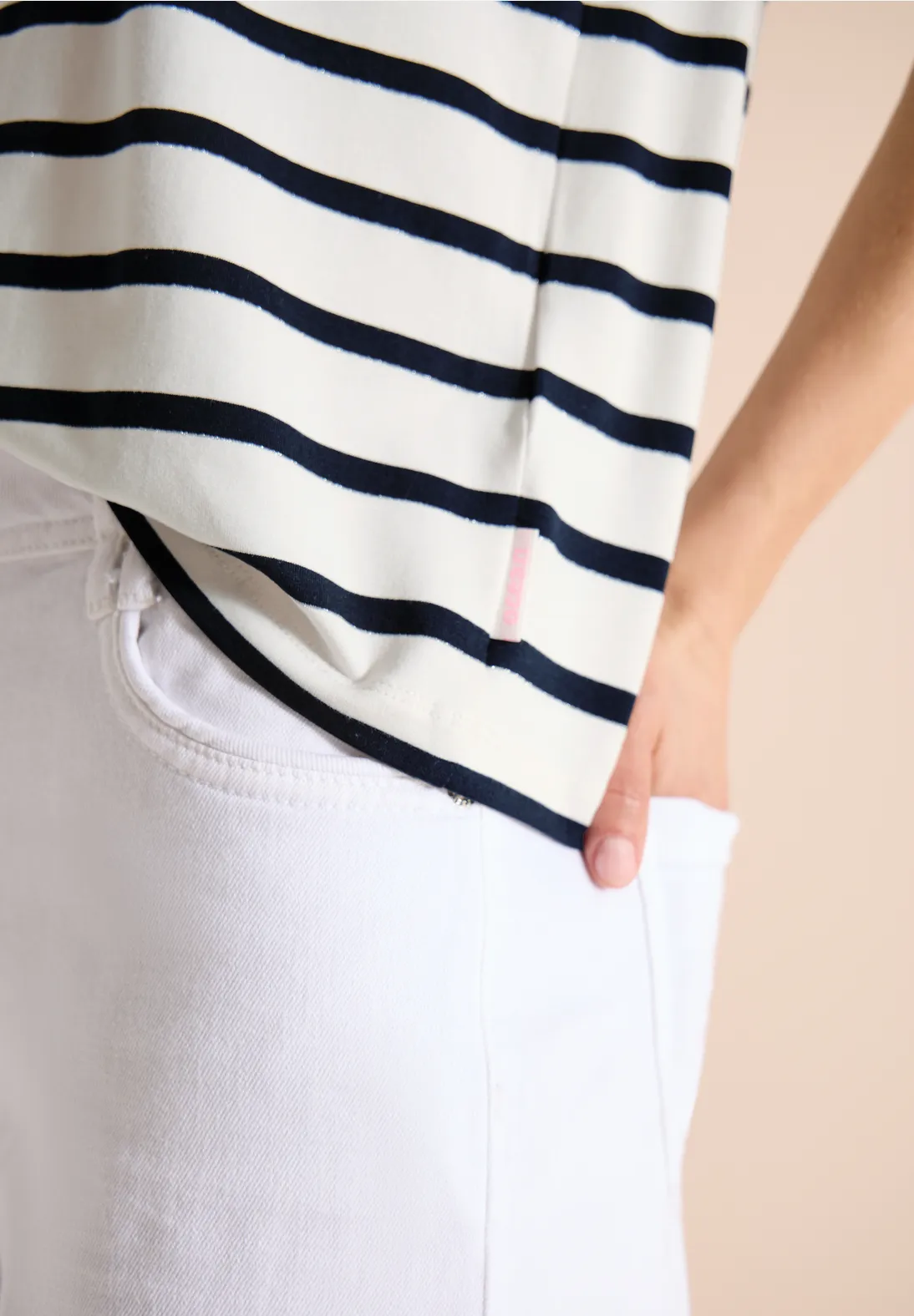 Cecil Gestreiftes Shirt - Universal Blue