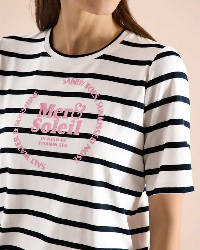 Cecil Striped Shirt - Universal Blue