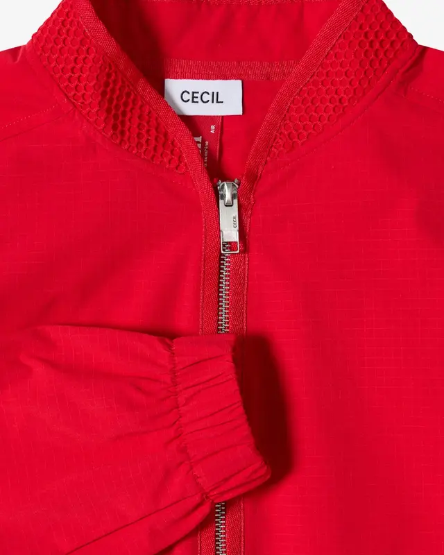 Cecil Blouson - Glazed Apple Red