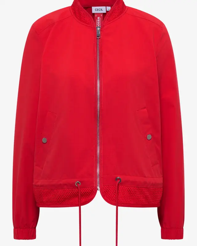 Cecil Blouson - Glazed Apple Red