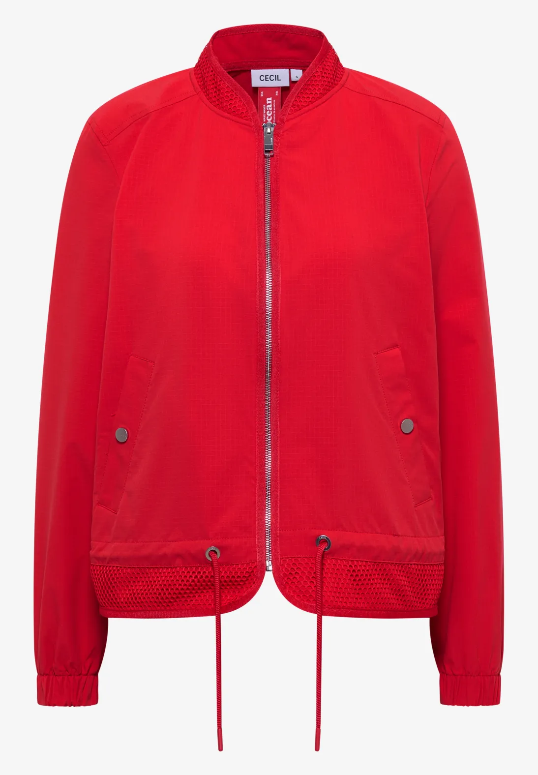 Cecil Blouson met Trekkoord - Glazed Apple Red