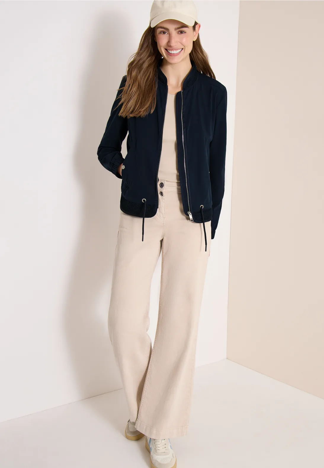 Cecil Blouson met Trekkoord - Universal Blue