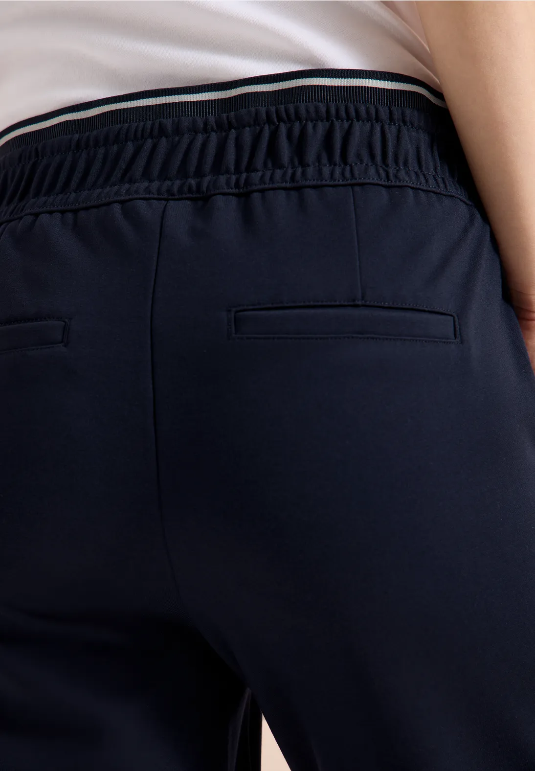 Cecil Casual Fit Broek Tracey - Universal Blue