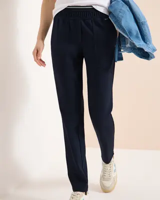 Cecil Casual Fit Pants Tracey - Universal Blue