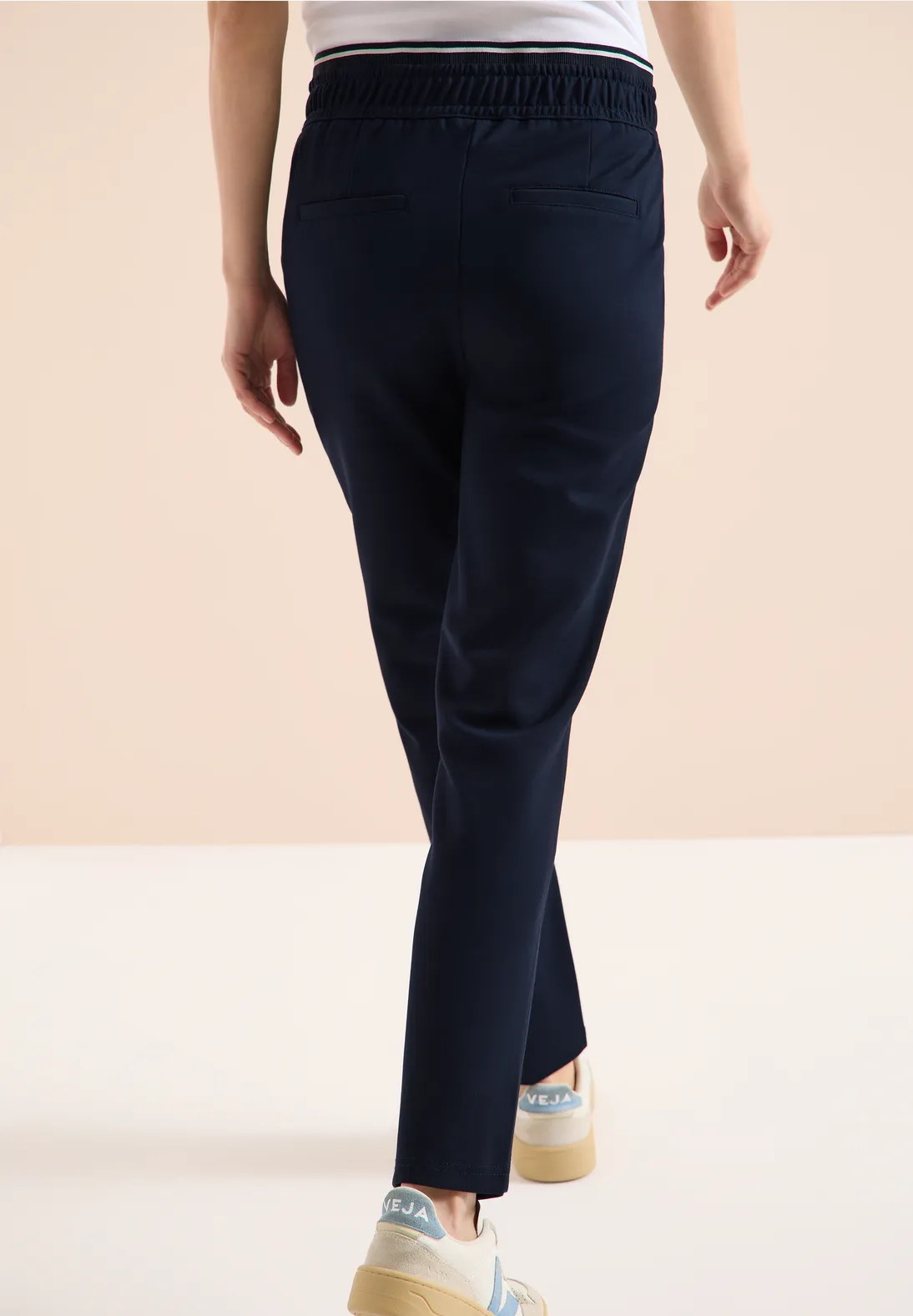 Cecil Casual Fit Broek Tracey - Universal Blue