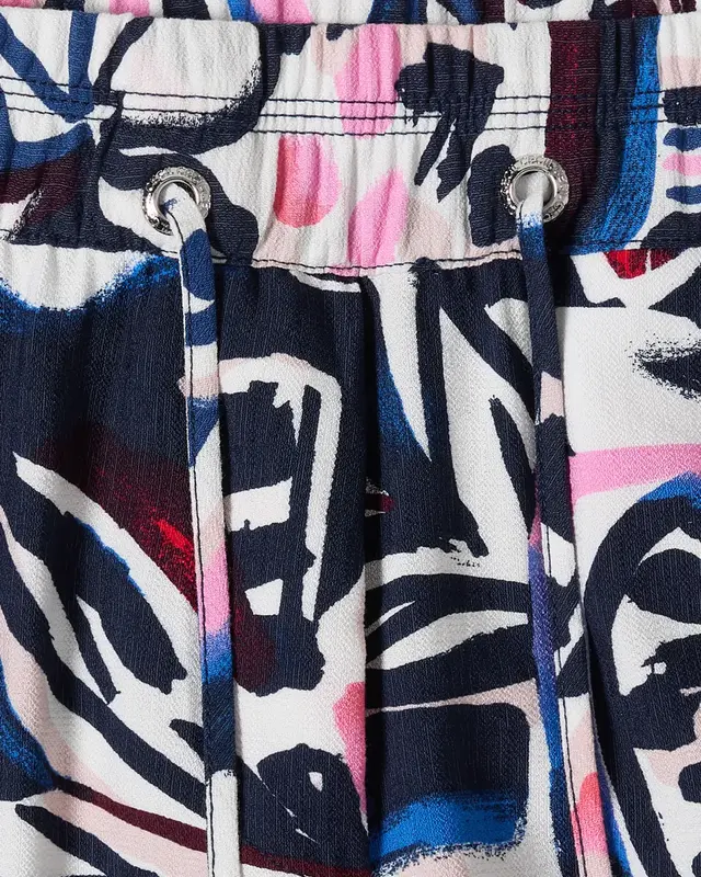 Cecil Print Broek Neele - Universal Blue