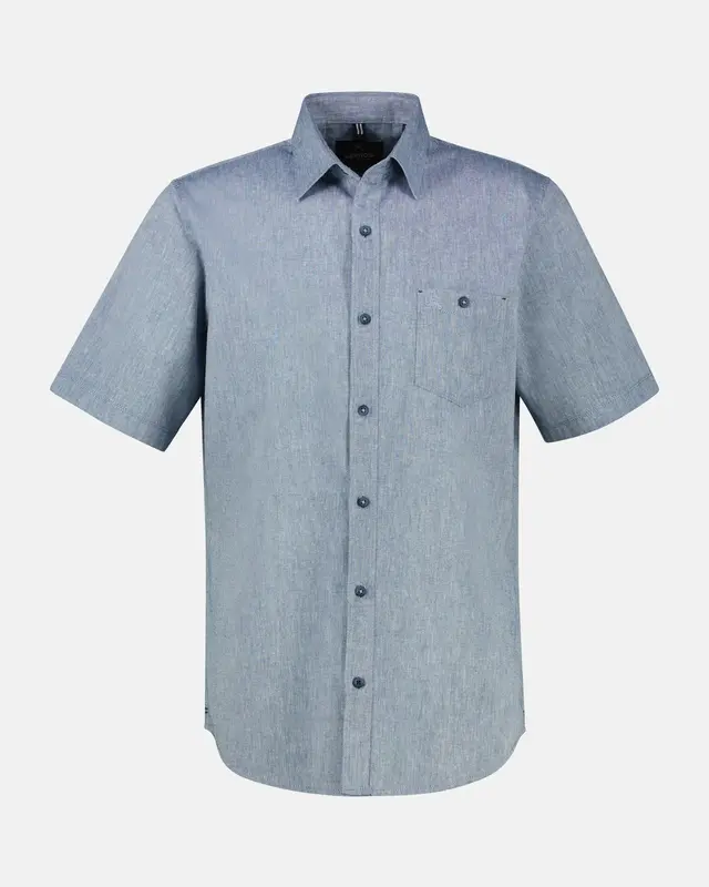 Lerros Linen Blend Shirt - True Blue