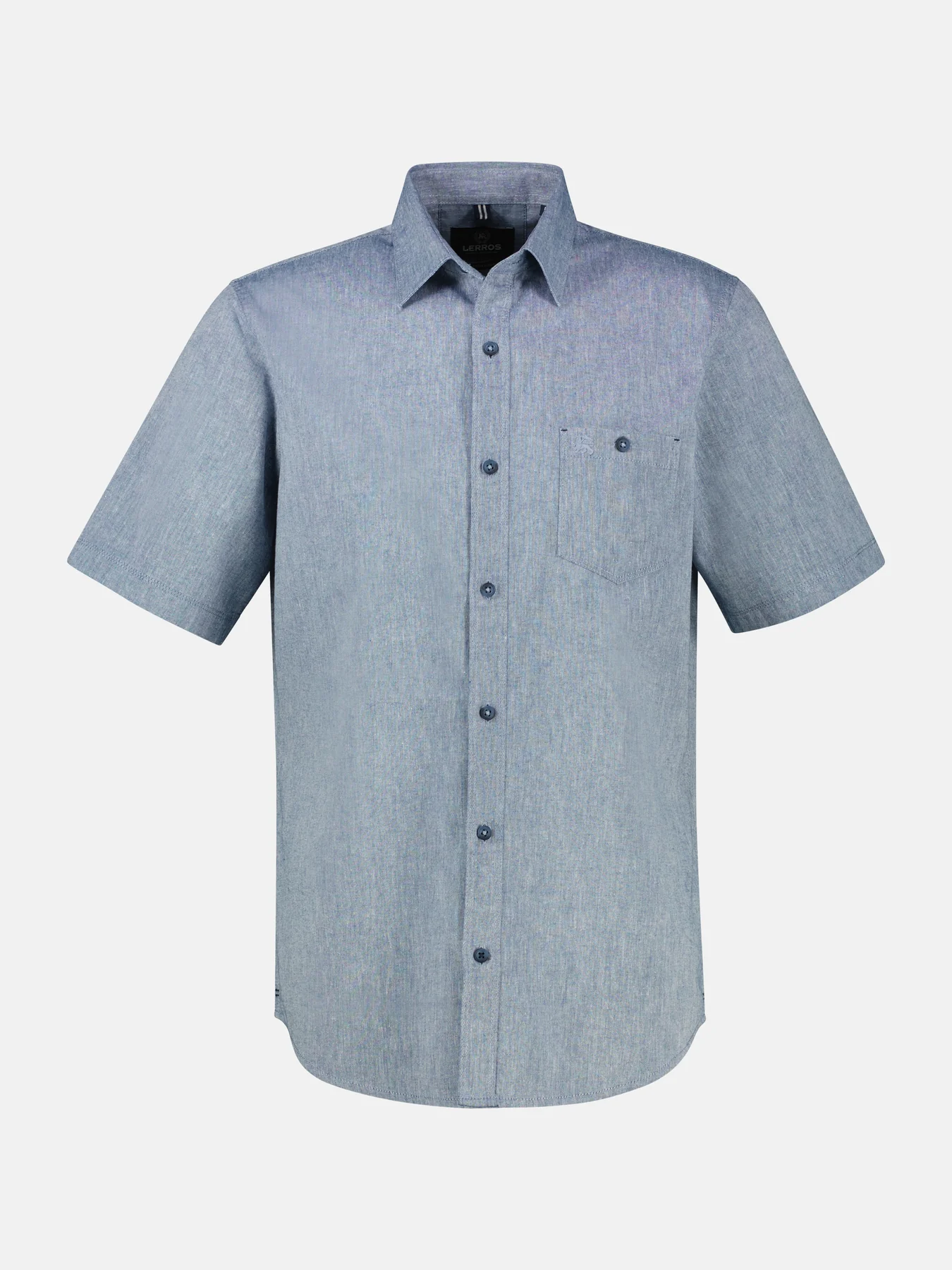 Lerros Leinenmix Hemd - True Blue