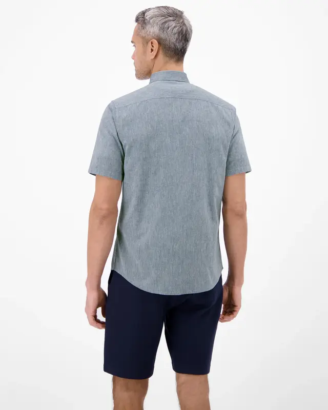 Lerros Linen Blend Shirt - True Blue