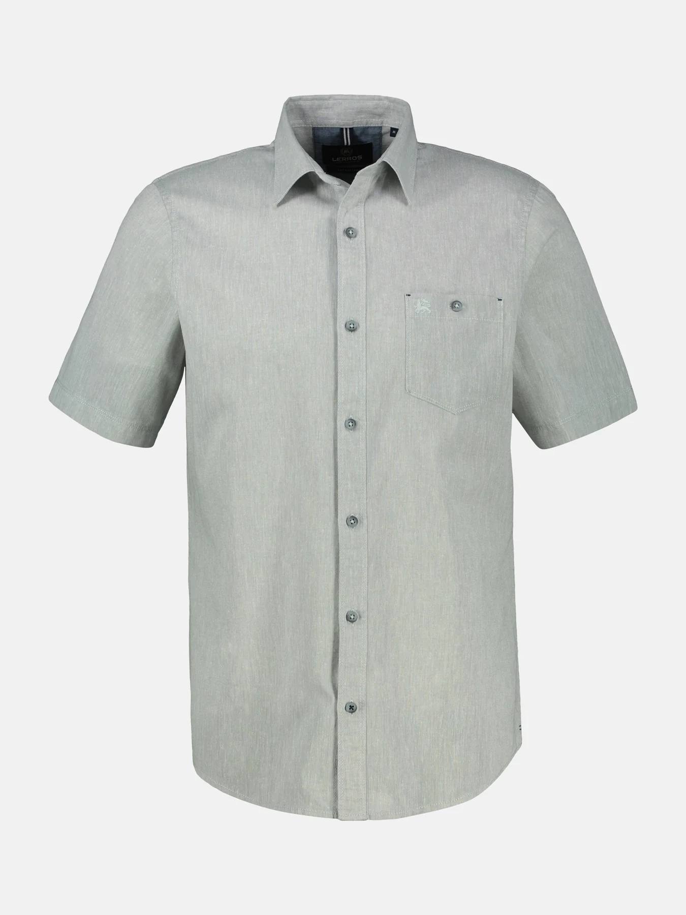 Lerros Leinenmix Hemd - Storm Grey