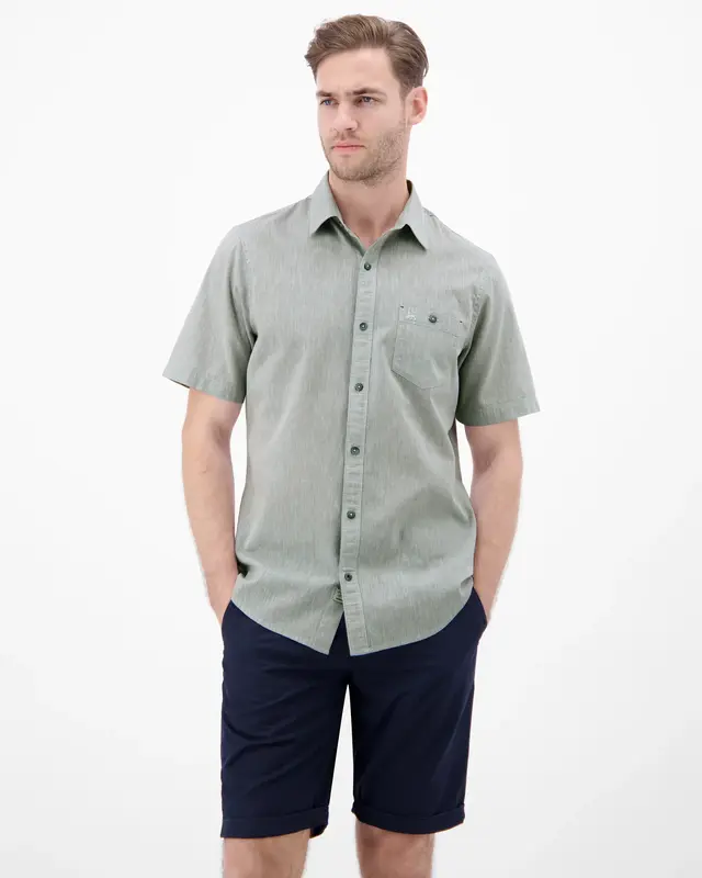 Lerros Linen Blend Shirt - Storm Grey