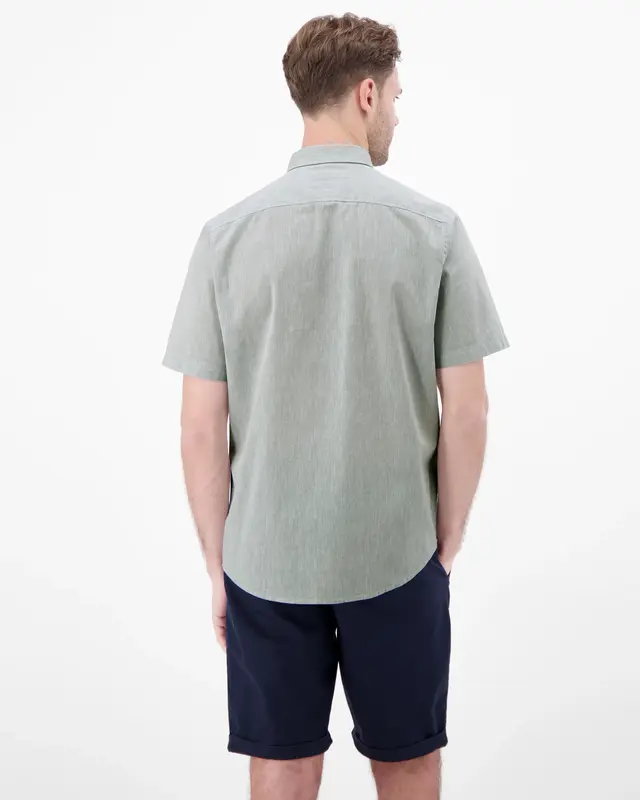 Lerros Linen Blend Shirt - Storm Grey