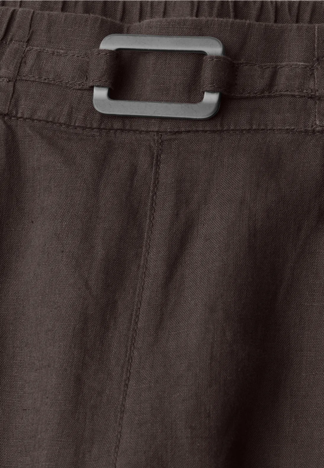 Street One Linen Pants - Espresso Brown