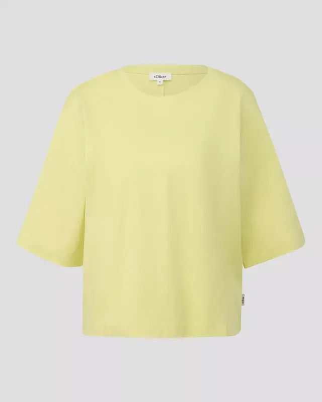 S. Oliver T-Shirt - Light Yellow