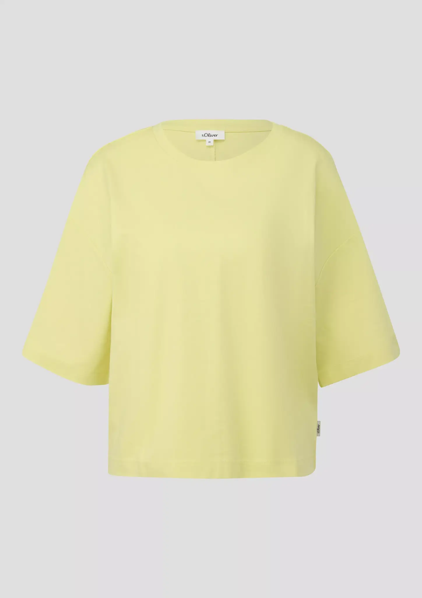 S. Oliver T-Shirt - Light Yellow