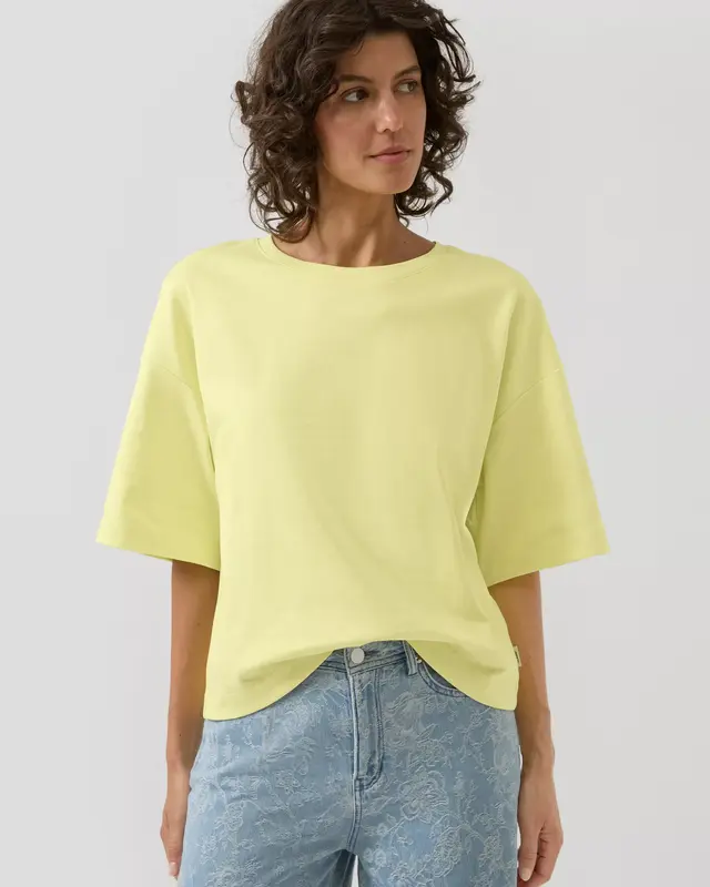 S. Oliver T-Shirt - Light Yellow