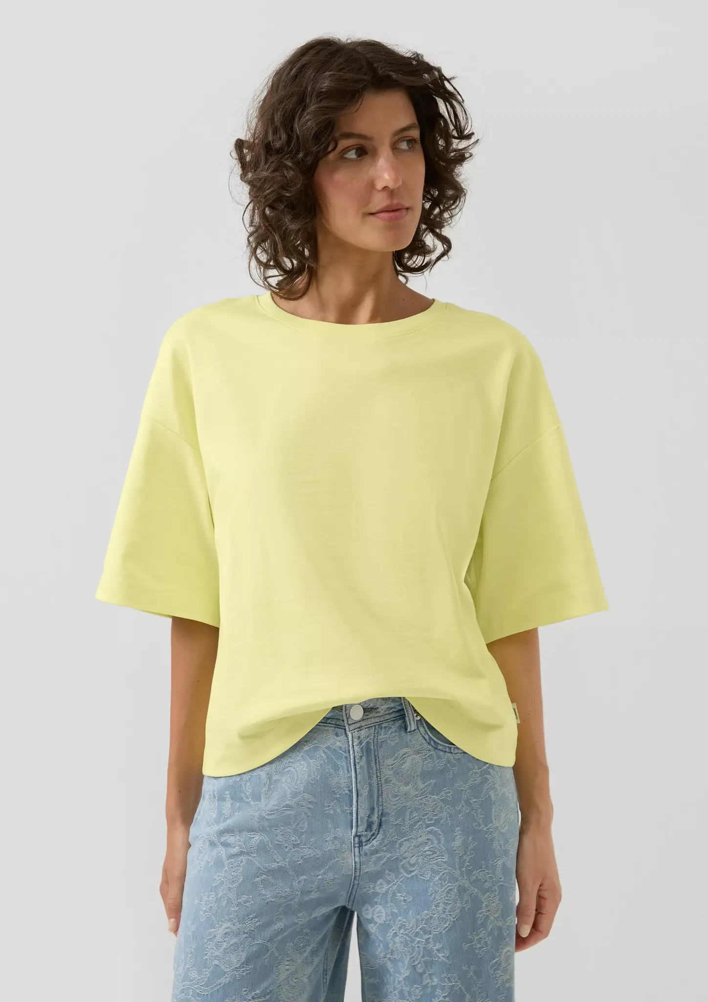S. Oliver T-Shirt - Light Yellow
