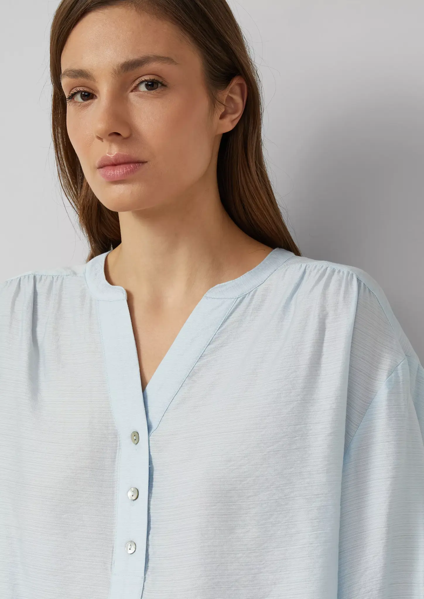 S. Oliver Short Blouse - Light Blue
