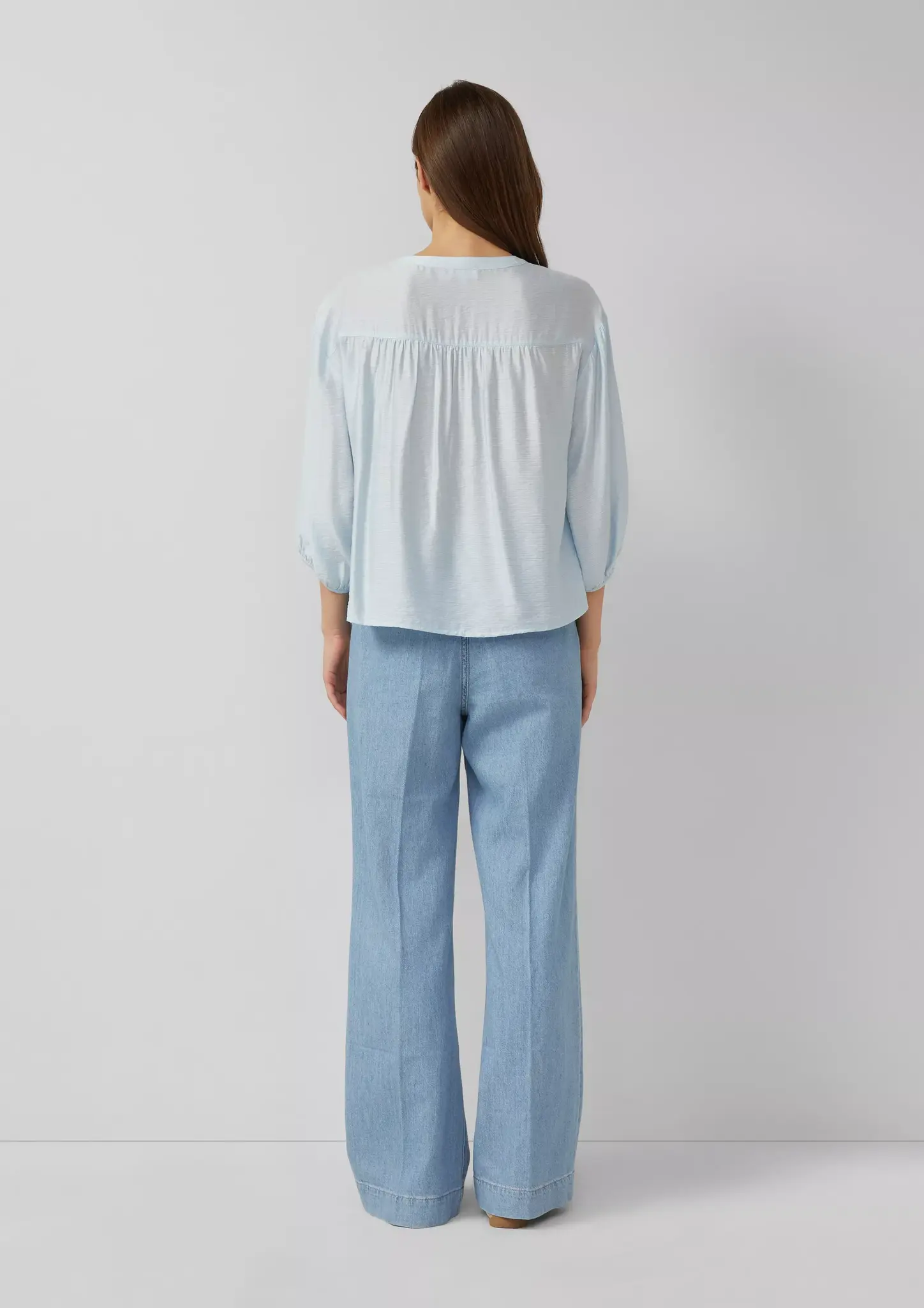 S. Oliver Korte Blouse - Light Blue