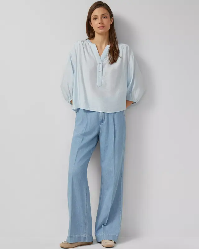 S. Oliver Short Blouse - Light Blue