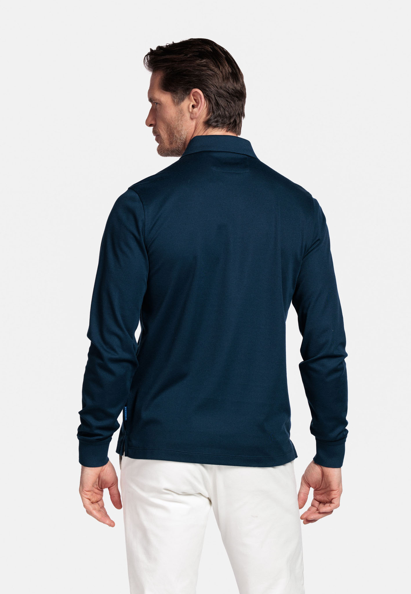 Baileys Longsleeve Polo - Dark Blue